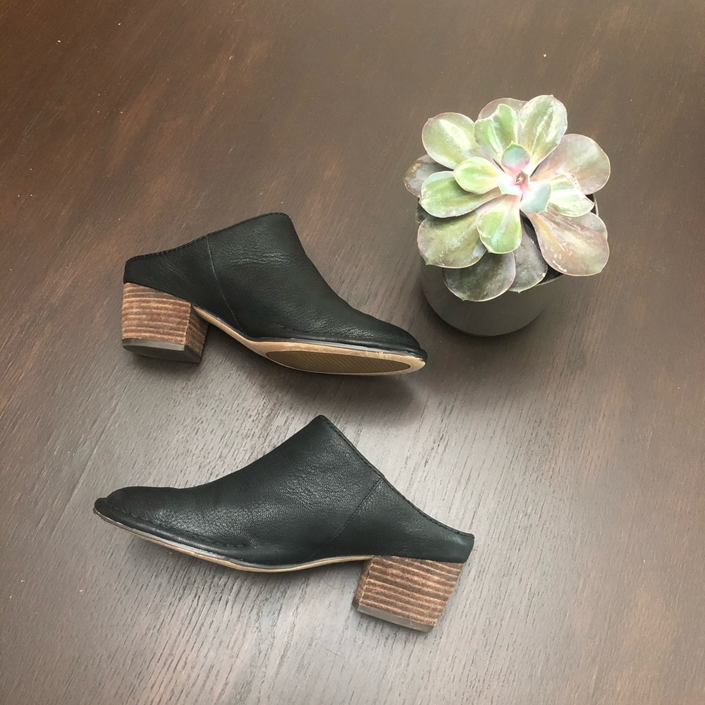 Clarks Heeled Mules